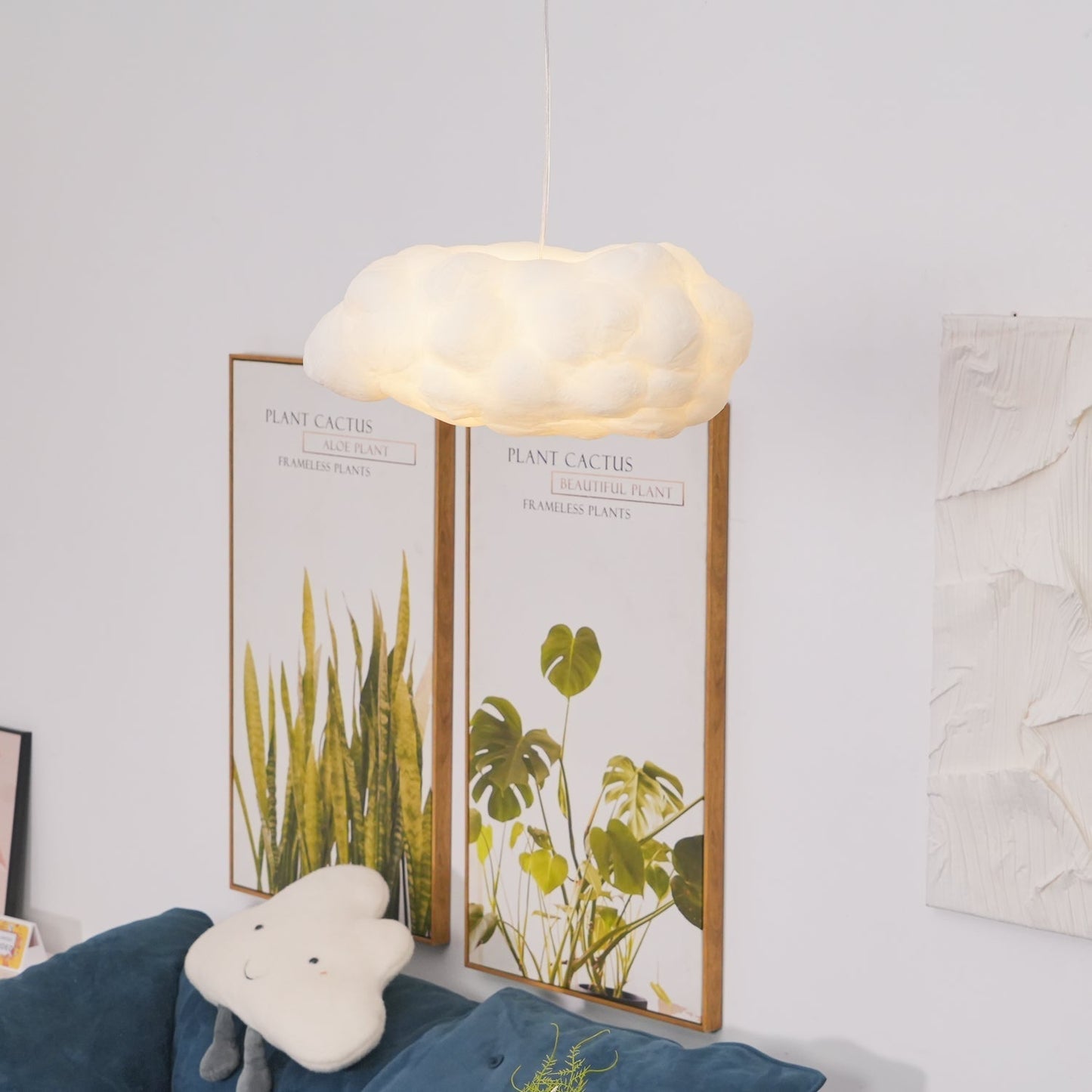CloudyGlow – Moderne Pendellampe i Blødt Skyinspireret Design til Hygge og Stemning