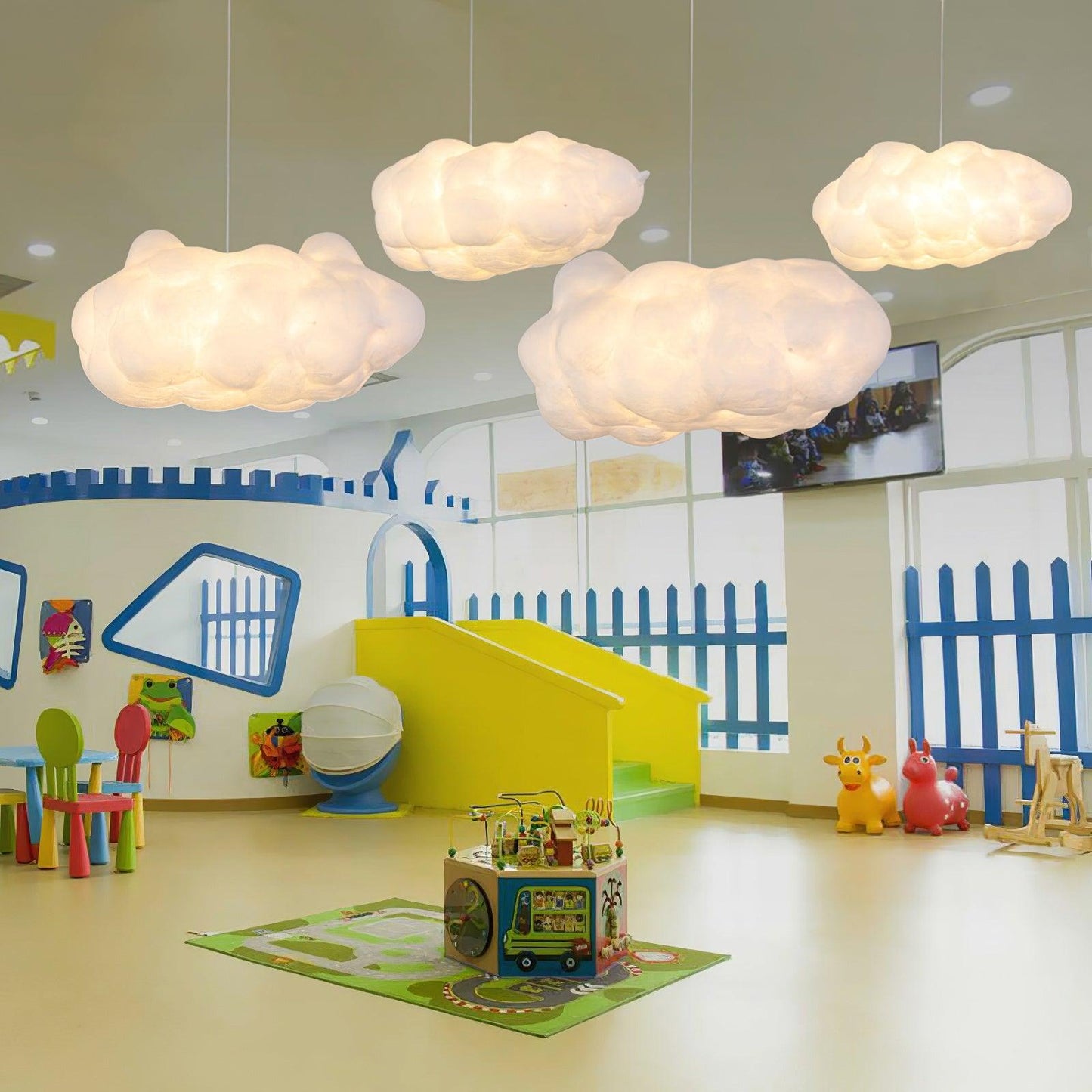 CloudyGlow – Moderne Pendellampe i Blødt Skyinspireret Design til Hygge og Stemning