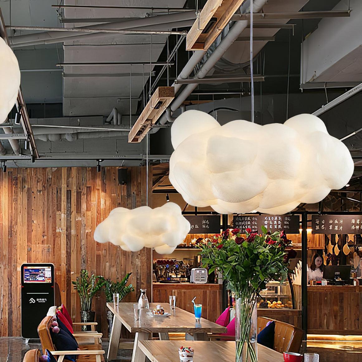 CloudyGlow – Moderne Pendellampe i Blødt Skyinspireret Design til Hygge og Stemning