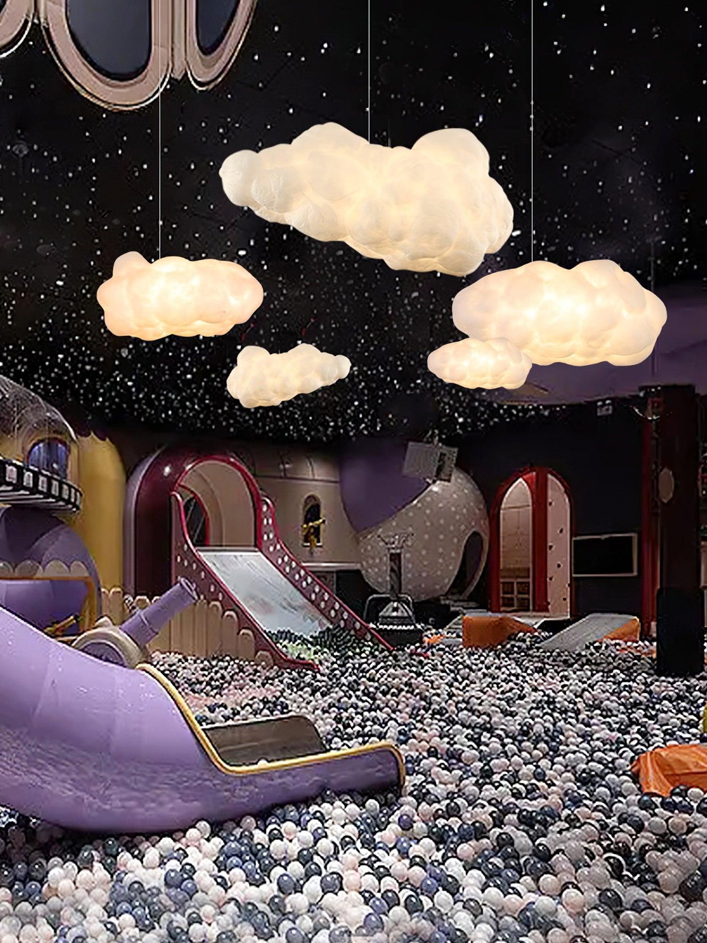 CloudyGlow – Moderne Pendellampe i Blødt Skyinspireret Design til Hygge og Stemning