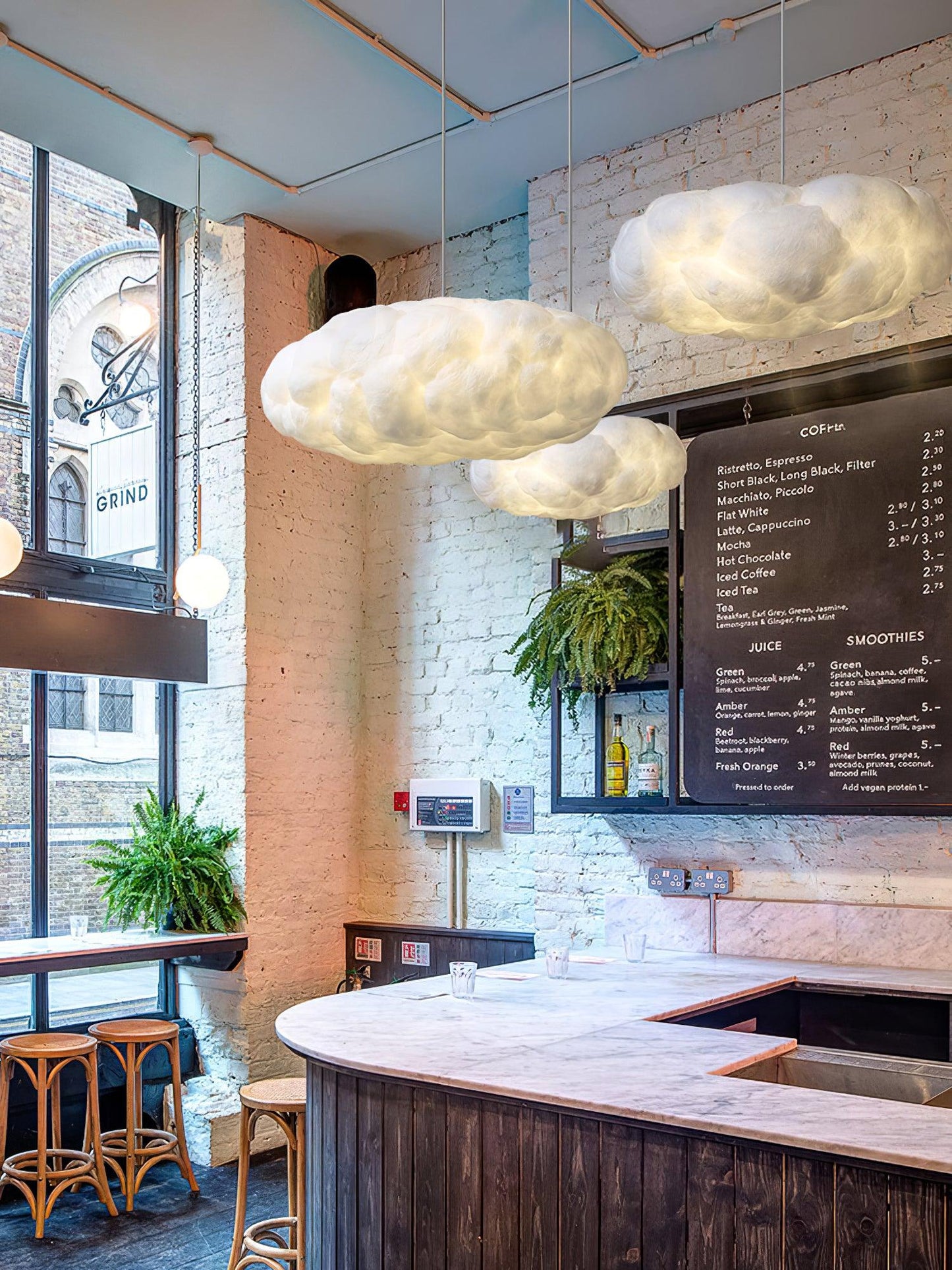 CloudyGlow – Moderne Pendellampe i Blødt Skyinspireret Design til Hygge og Stemning