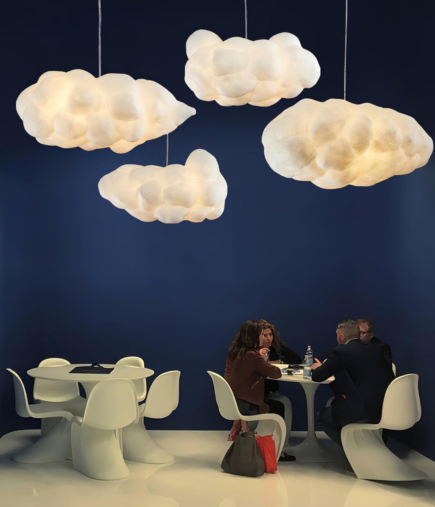 CloudyGlow – Moderne Pendellampe i Blødt Skyinspireret Design til Hygge og Stemning
