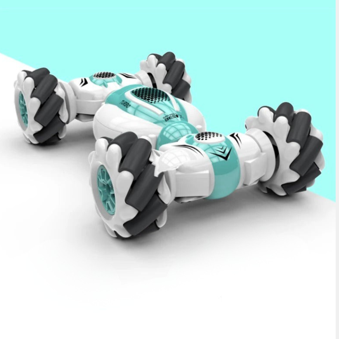 MotionRacer – Håndstyret Stuntbil | Terrængående 4×4 Bil med Flips & Lys