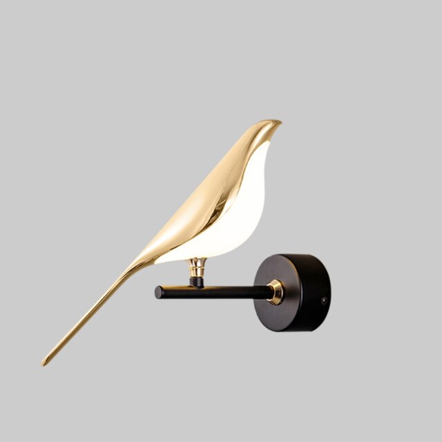 MrBird Glow – Moderne Væglampe med Elegant Fugledesign til Dekorativ Belysning Inde og Ude