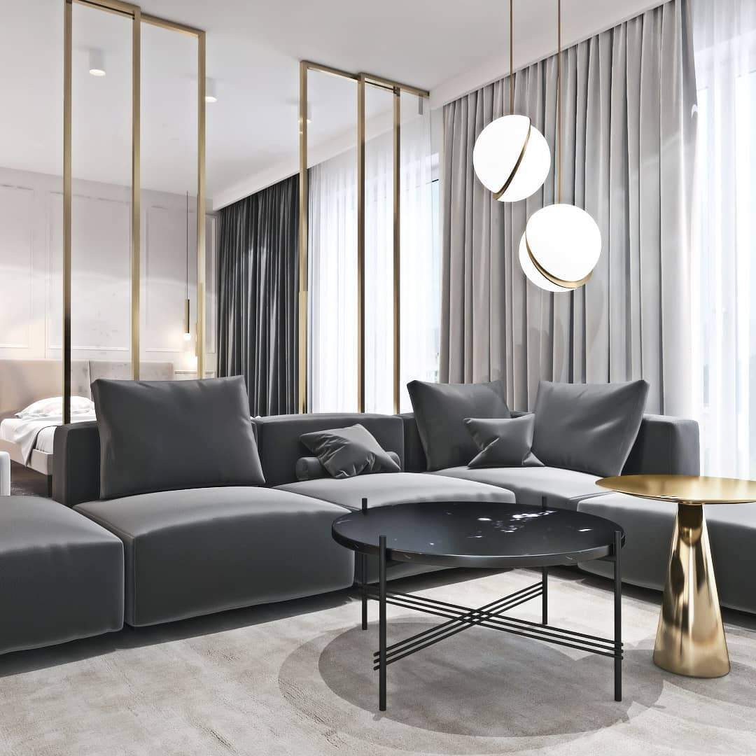 Halvmåne Pendel – Moderne Loftlampe i Unikt Måneformet Design til Spisestue og Stue