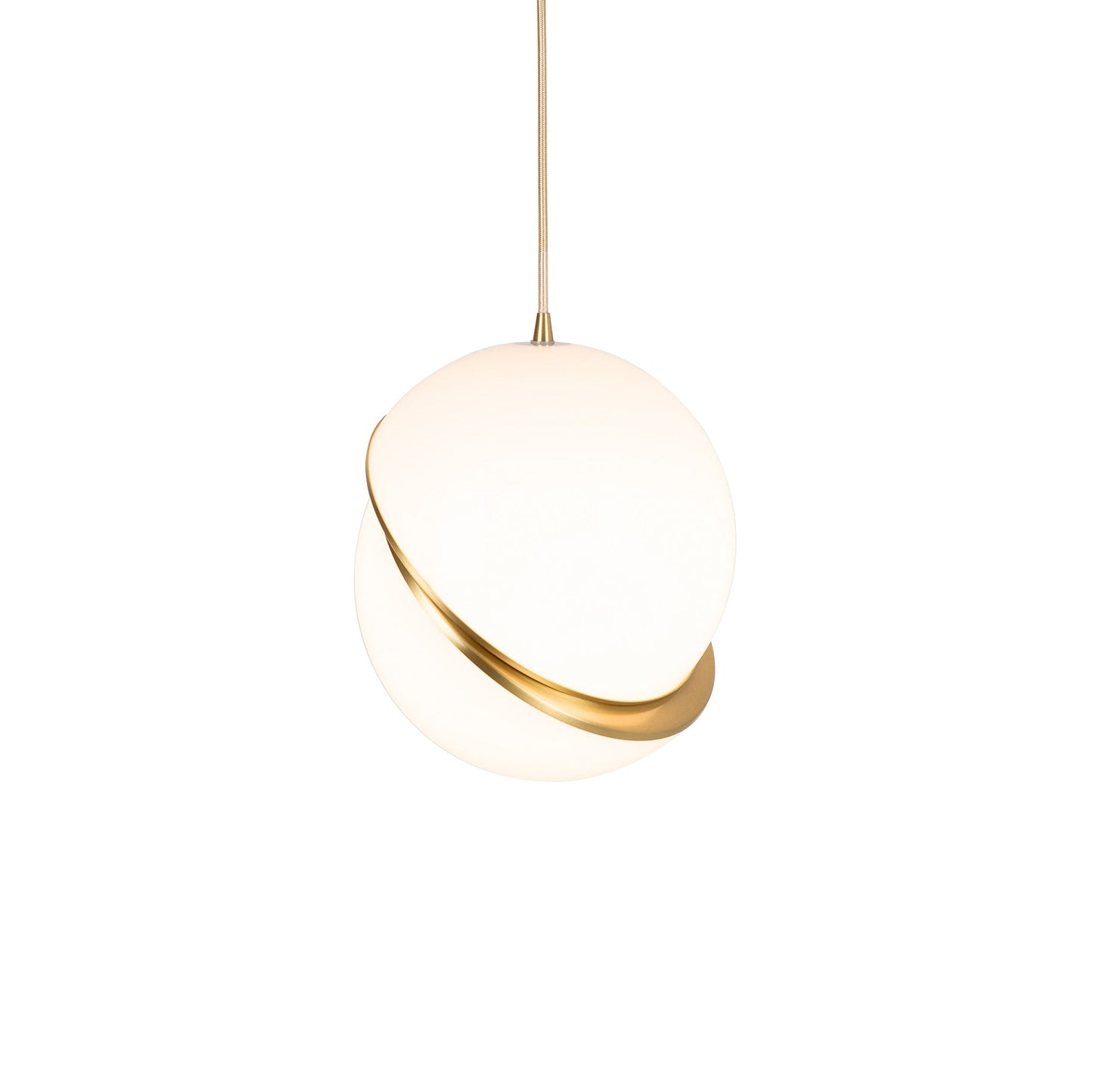 Halvmåne Pendel – Moderne Loftlampe i Unikt Måneformet Design til Spisestue og Stue