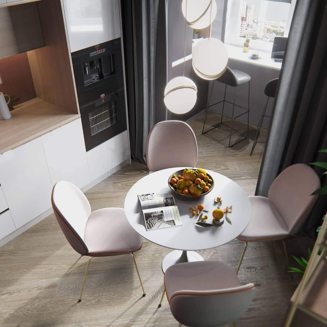 Halvmåne Pendel – Moderne Loftlampe i Unikt Måneformet Design til Spisestue og Stue