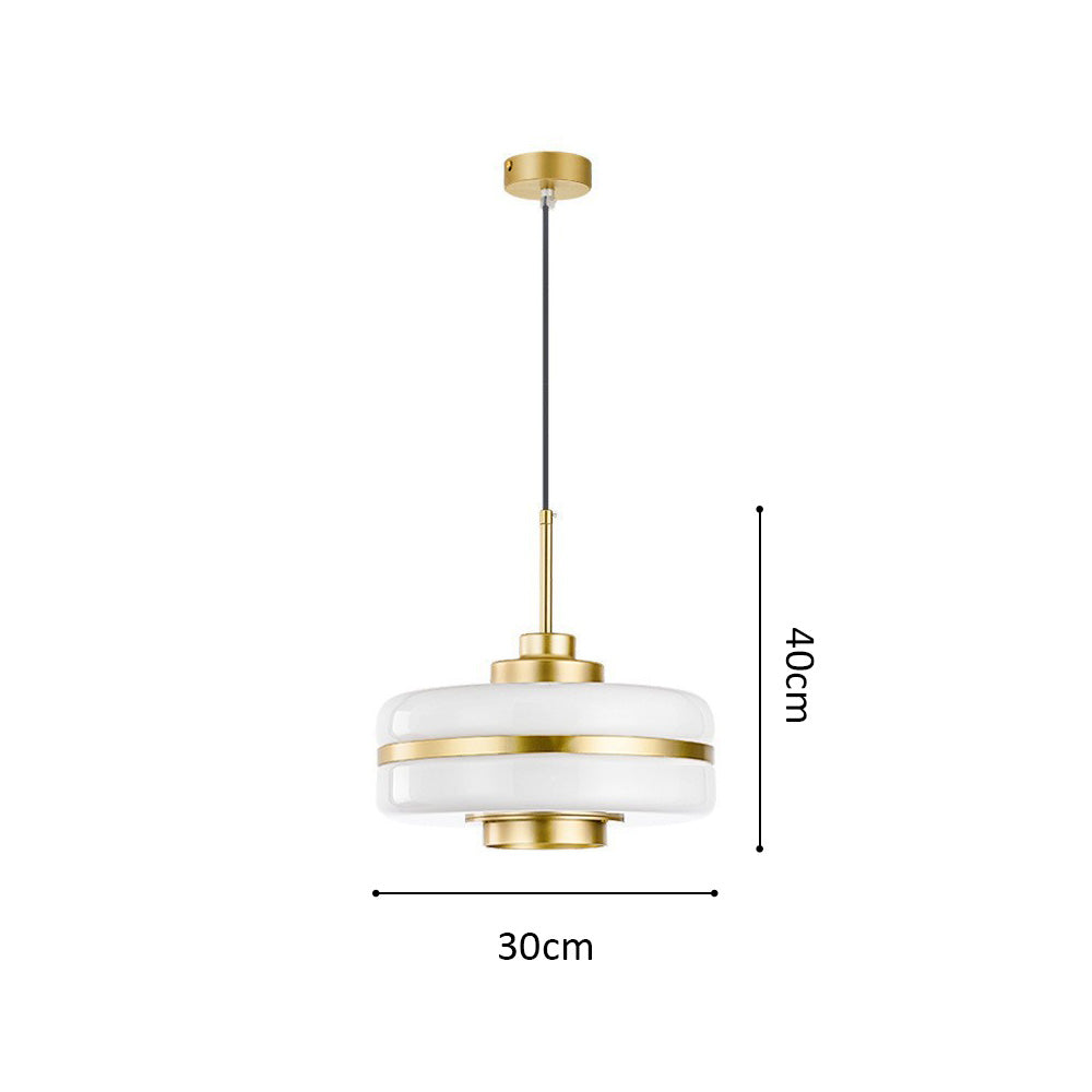 Nordisk Luksus Glaspendel – Elegant Loftlampe til Spisestue, Køkken og Stue