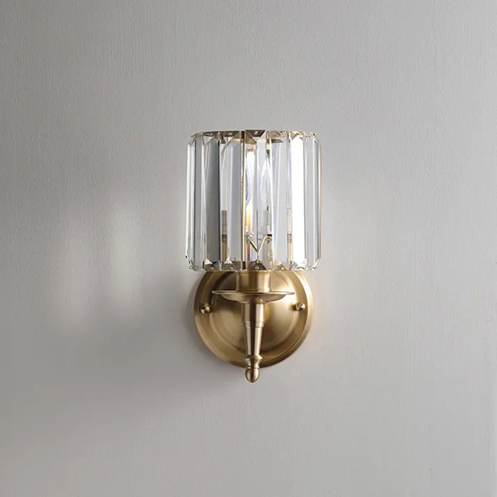 CrystalLuxe Vintage – Eksklusiv Væglampe i Krystal med Elegant Retrodesign