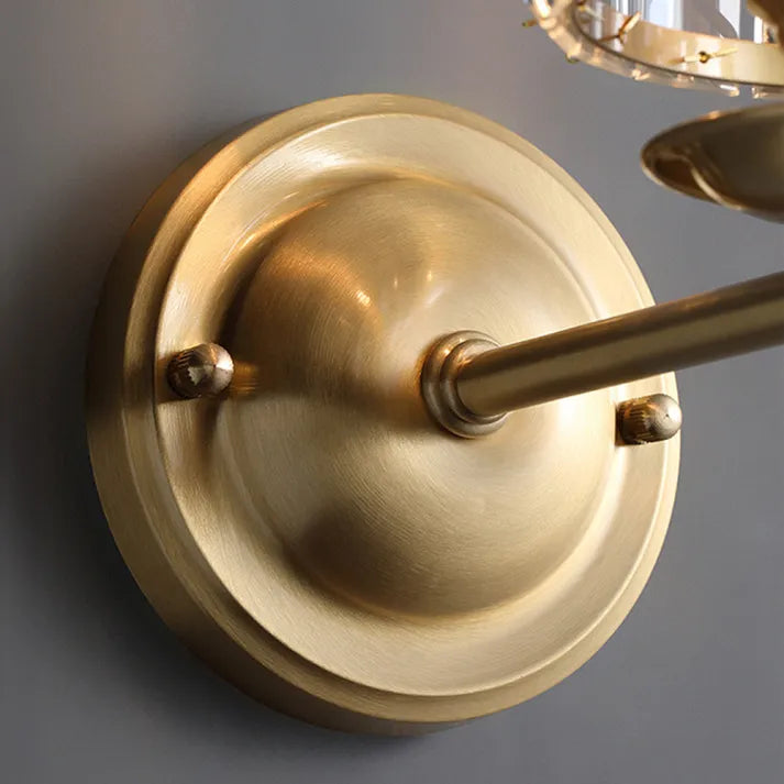 CrystalLuxe Vintage – Eksklusiv Væglampe i Krystal med Elegant Retrodesign