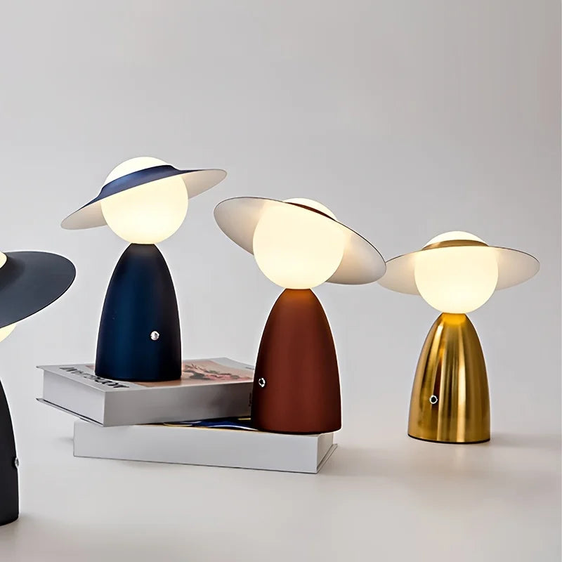 TouchBright – Trådløs Genopladelig LED Lampe med Touch Betjening