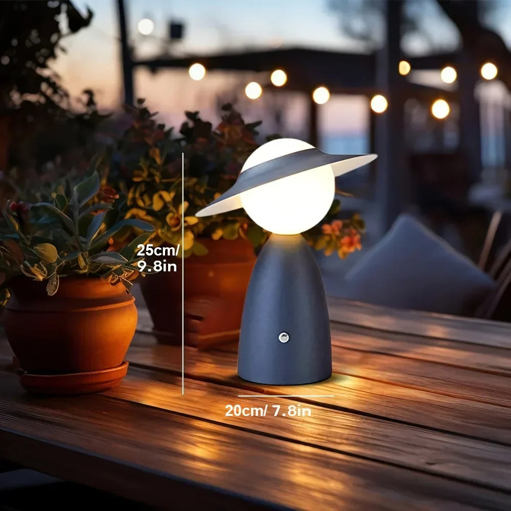TouchBright – Trådløs Genopladelig LED Lampe med Touch Betjening
