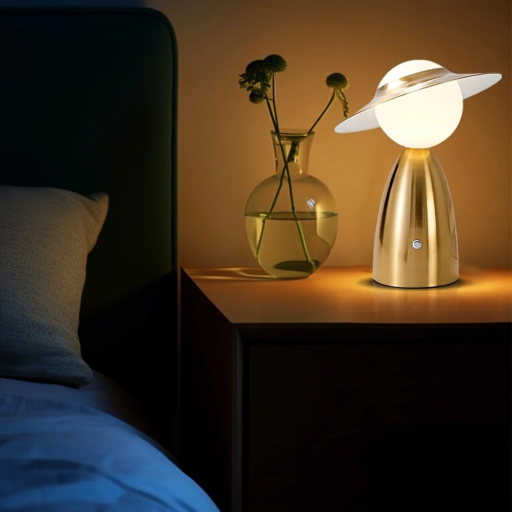 TouchBright – Trådløs Genopladelig LED Lampe med Touch Betjening