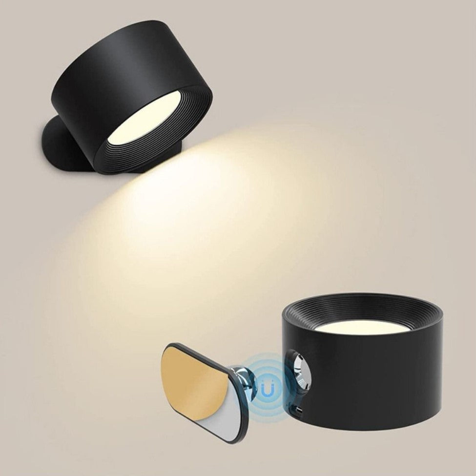 EasyStick Glow – Trådløs LED Væglampe med Nem Montering til Fleksibel Belysning Inde og Ude