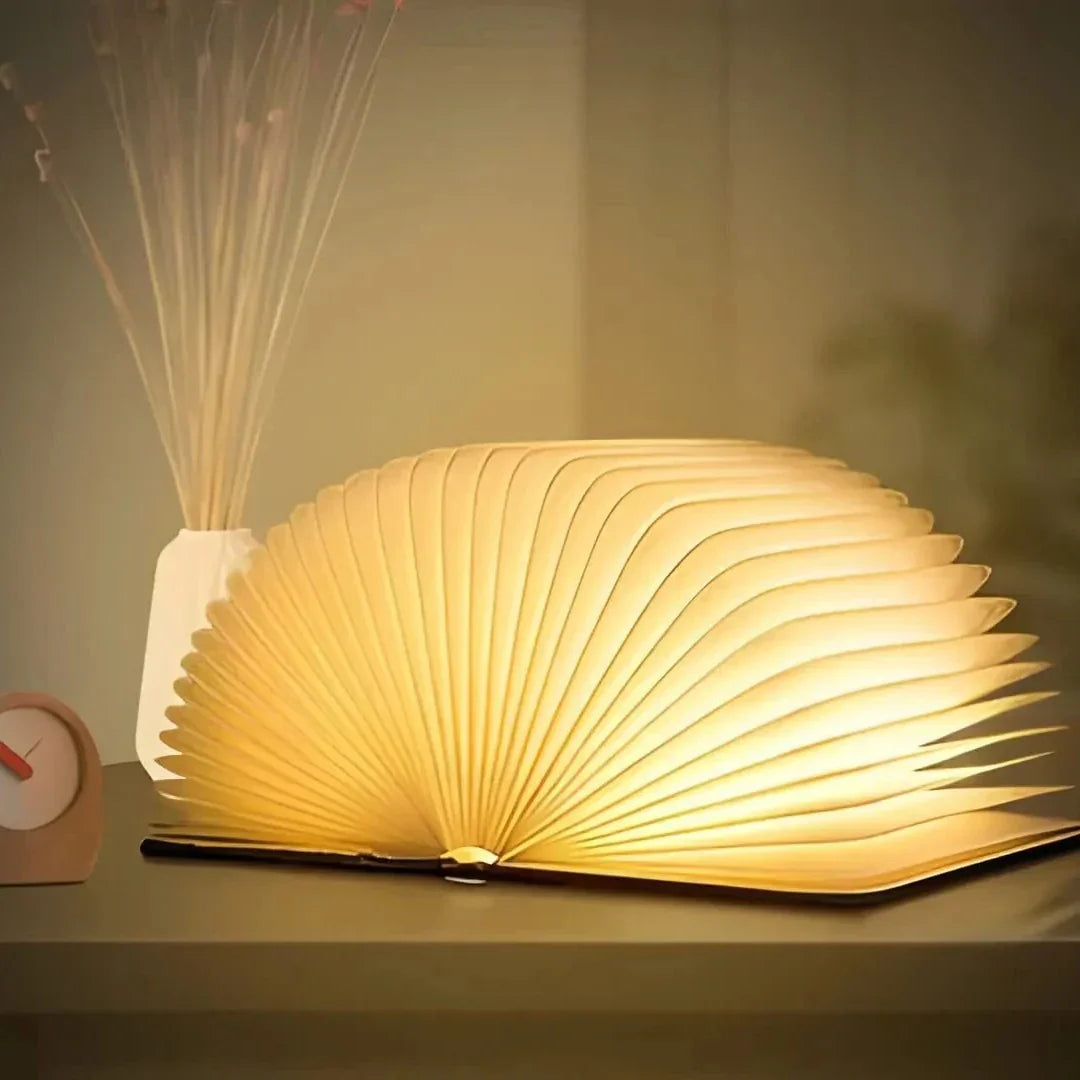 MagicBook Light – Kreativ Lampe i Bogdesign med Fortryllende Glød til Hygge og Dekorativ Indretning