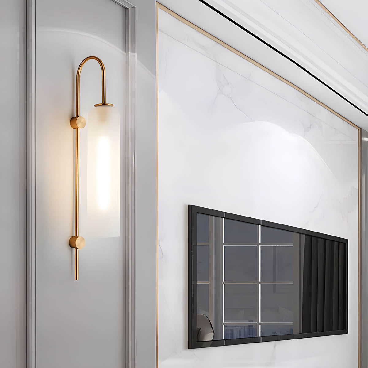 Fontana Glow – Elegant Væglampe i Tidløst Design til Stemningsfuld Belysning Inde og Ude