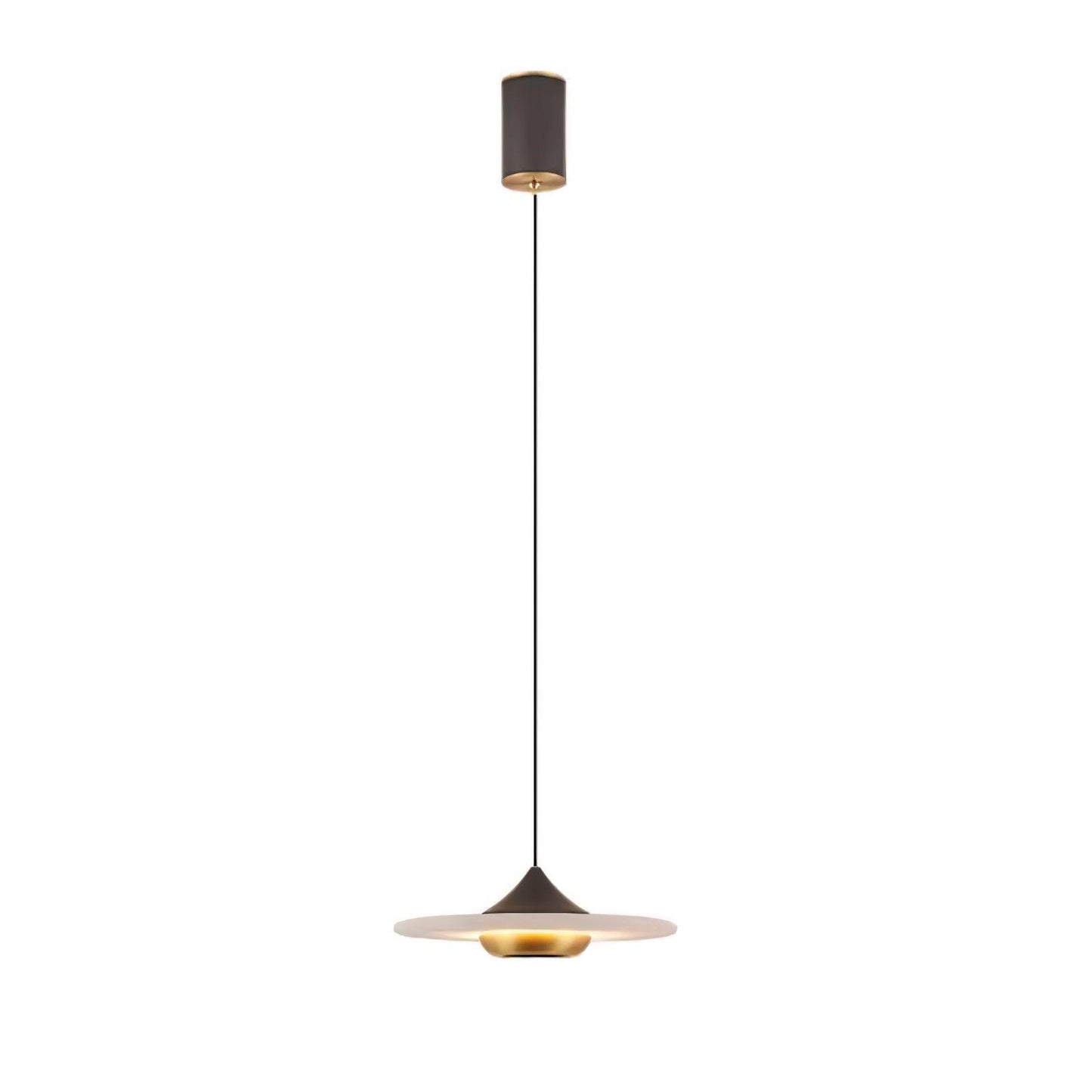Flyvende tallerken marmor pendel lampe – Elegant moderne hængelampe til stue, køkken og spisestue
