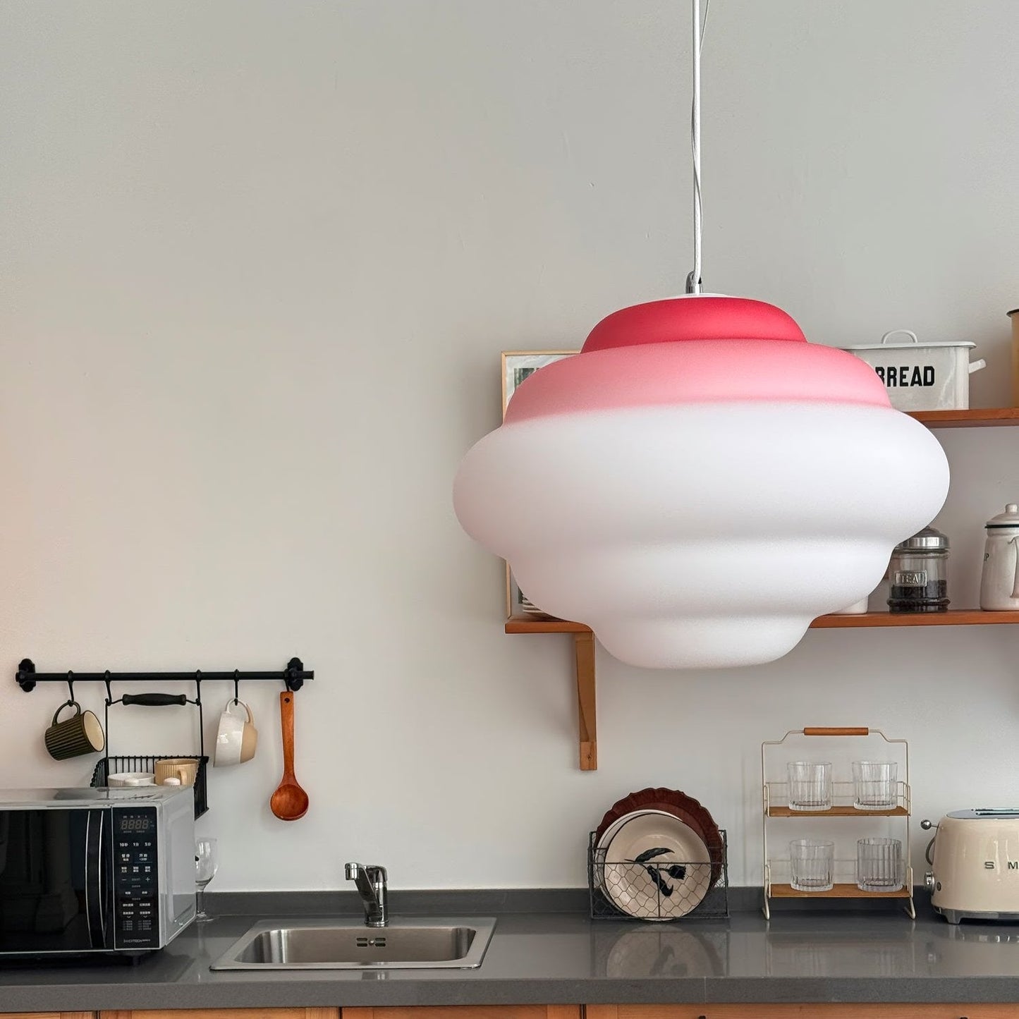 Gradient Cloudy – Unik Pendellampe i Blødt Skyinspireret Design til Stue og Spisestue
