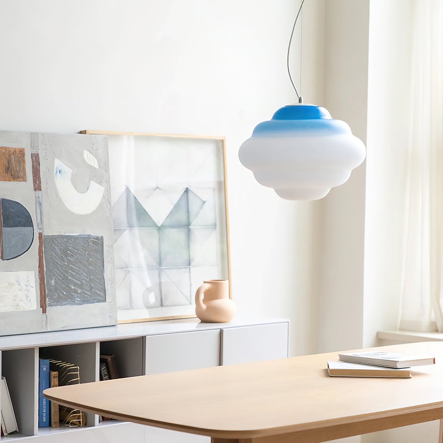 Gradient Cloudy – Unik Pendellampe i Blødt Skyinspireret Design til Stue og Spisestue