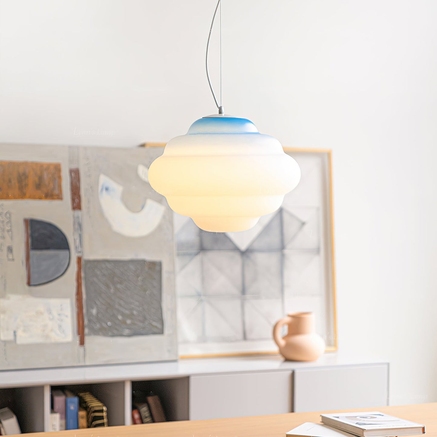 Gradient Cloudy – Unik Pendellampe i Blødt Skyinspireret Design til Stue og Spisestue