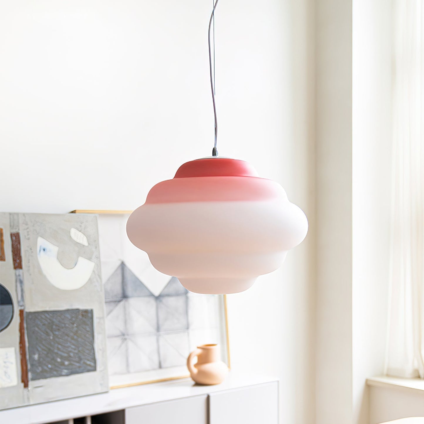 Gradient Cloudy – Unik Pendellampe i Blødt Skyinspireret Design til Stue og Spisestue
