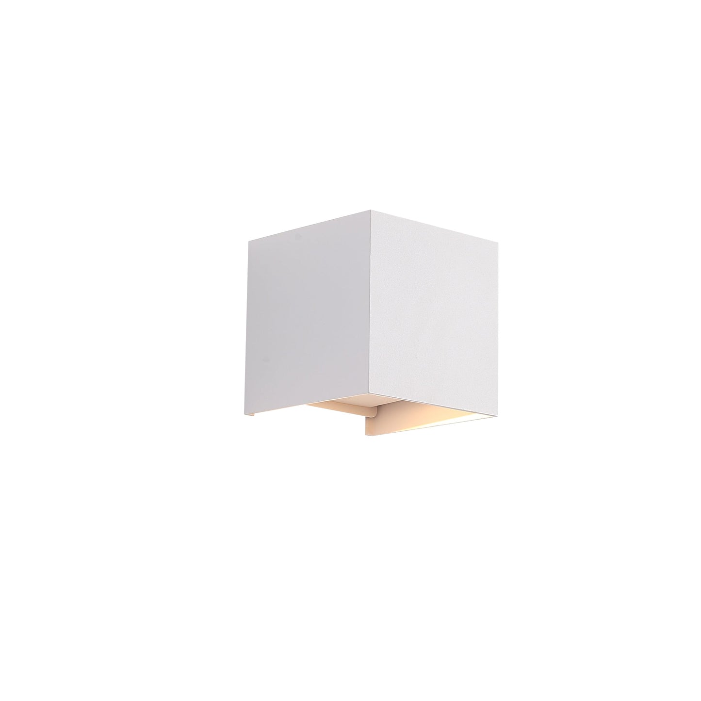Sølvfarvet IP65 6W Udendørs Væglampe med Smuk Sunset Design