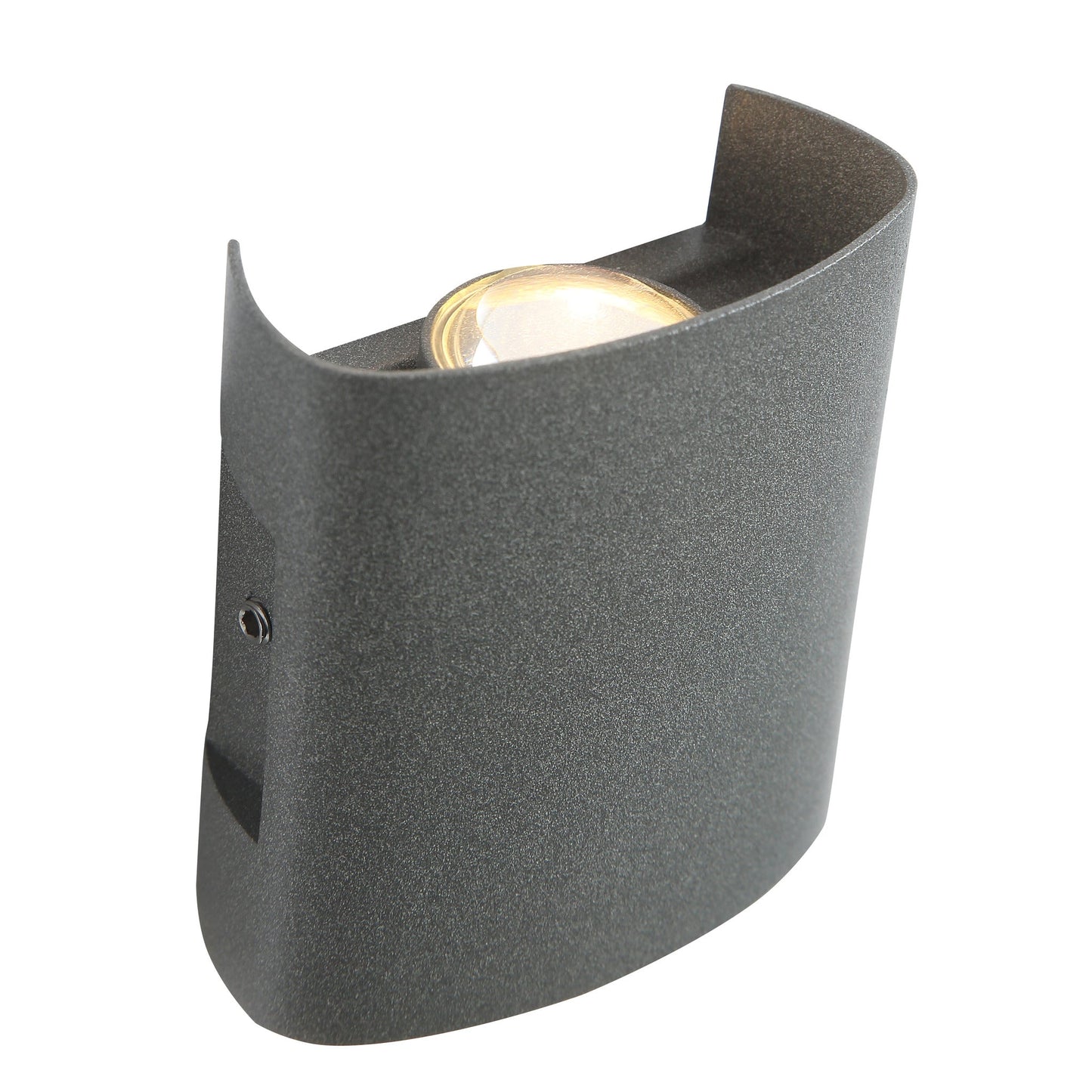 Stylish Ortelo 2W 7cm Grå Væglampe til Moderne Hjem