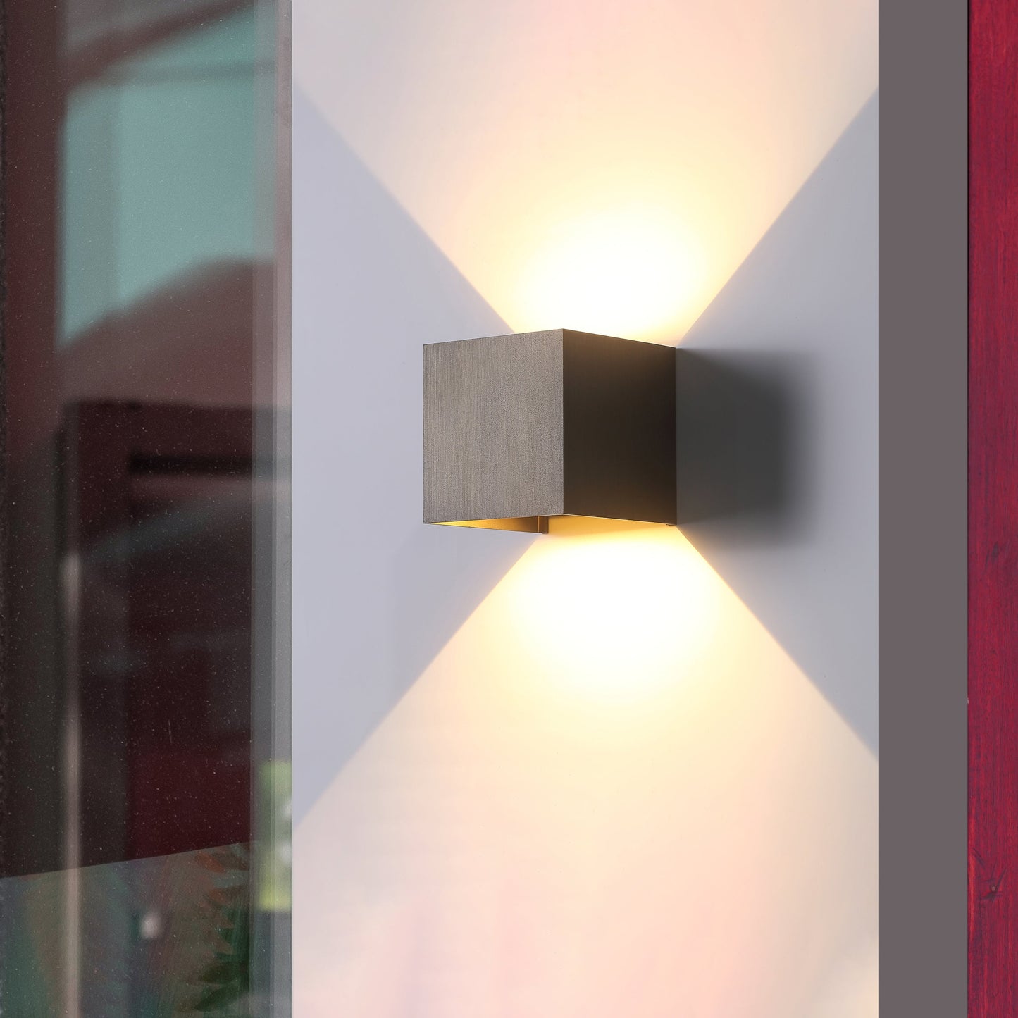 Elegant udendørs LED væglampe IP65 6W i antik stil for stilfuld belysning