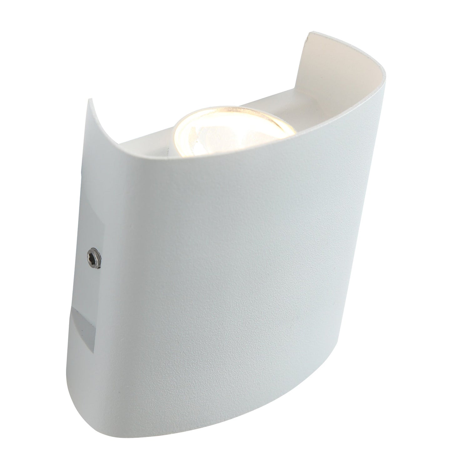 Elegante Ortelo 2W 7cm Væglampe i Ren Hvid for Effektfuld Belysning