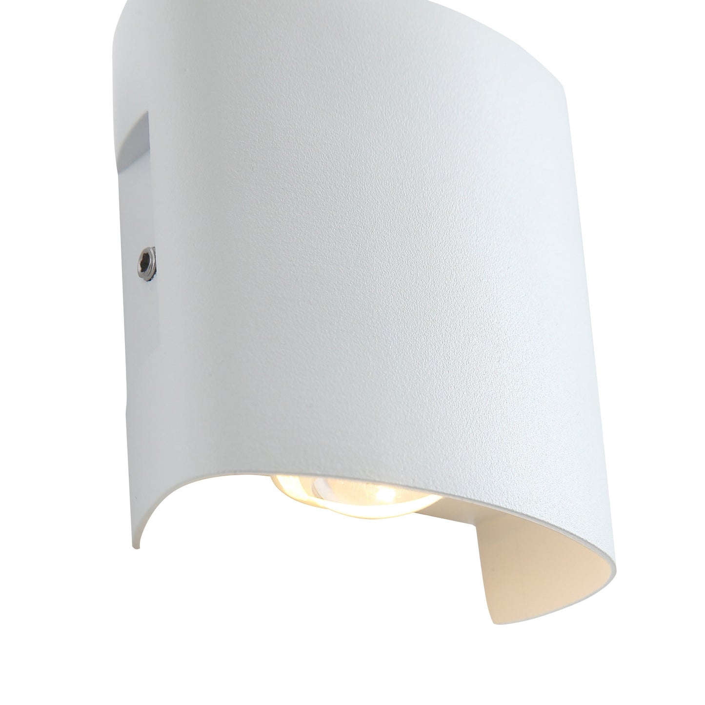 Elegante Ortelo 2W 7cm Væglampe i Ren Hvid for Effektfuld Belysning