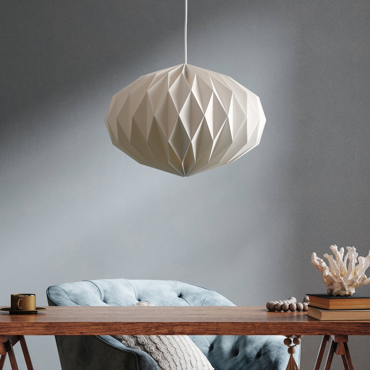 Suspension lumineuse en oblong Moon Ø42 pour une décoration élégante et moderne