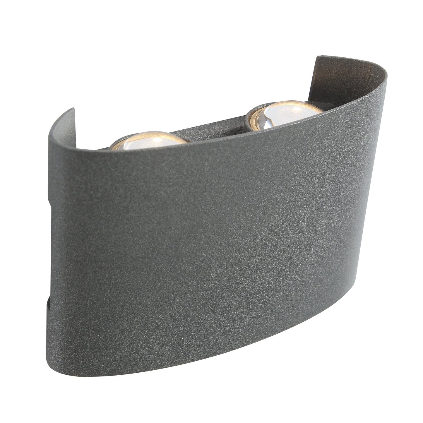 Elegant 4W 12cm Grå Væglampe til Perfekt Belysning