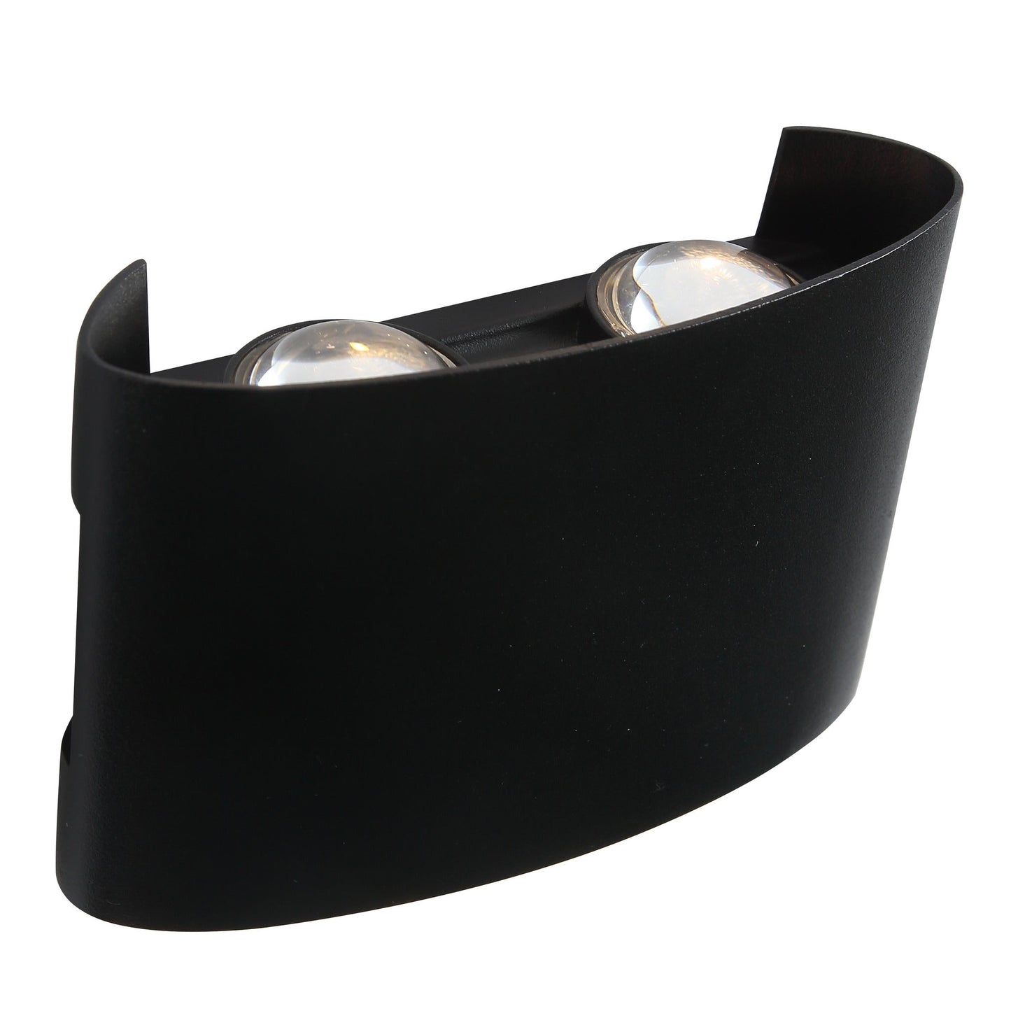 Elegant Ortelo 4W 12cm Sort Væglampe til Moderne Hjem