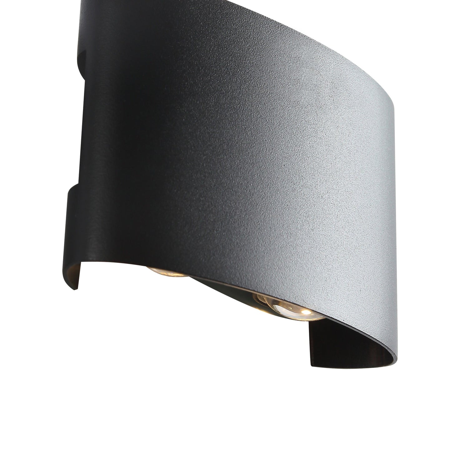 Elegant Ortelo 4W 12cm Sort Væglampe til Moderne Hjem