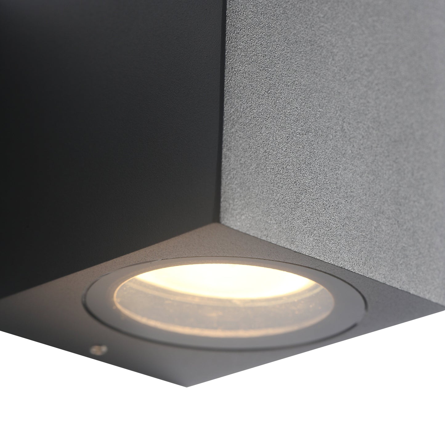 Udendørs LED Væglampe i Sort med Elegant Down Square Design