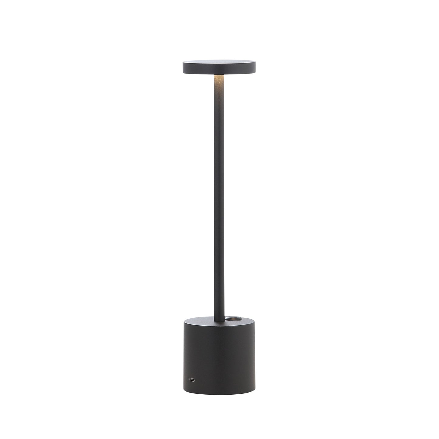 Elegant Bologna LED Trådløs Bordlampe i Sleek Sort Design