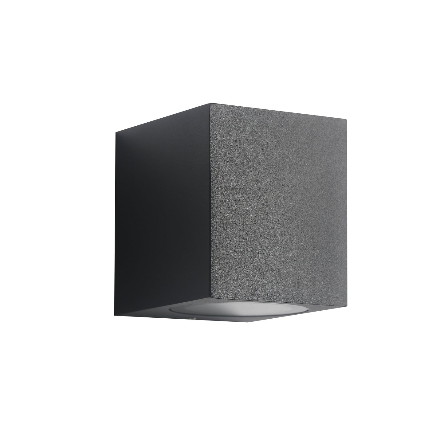 Udendørs LED Væglampe i Sort med Elegant Down Square Design