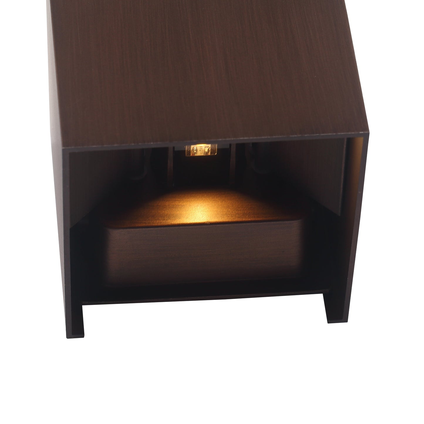 Elegant LED Væglampe IP65 6W til Udendørs Brug i Antique Copper Finish