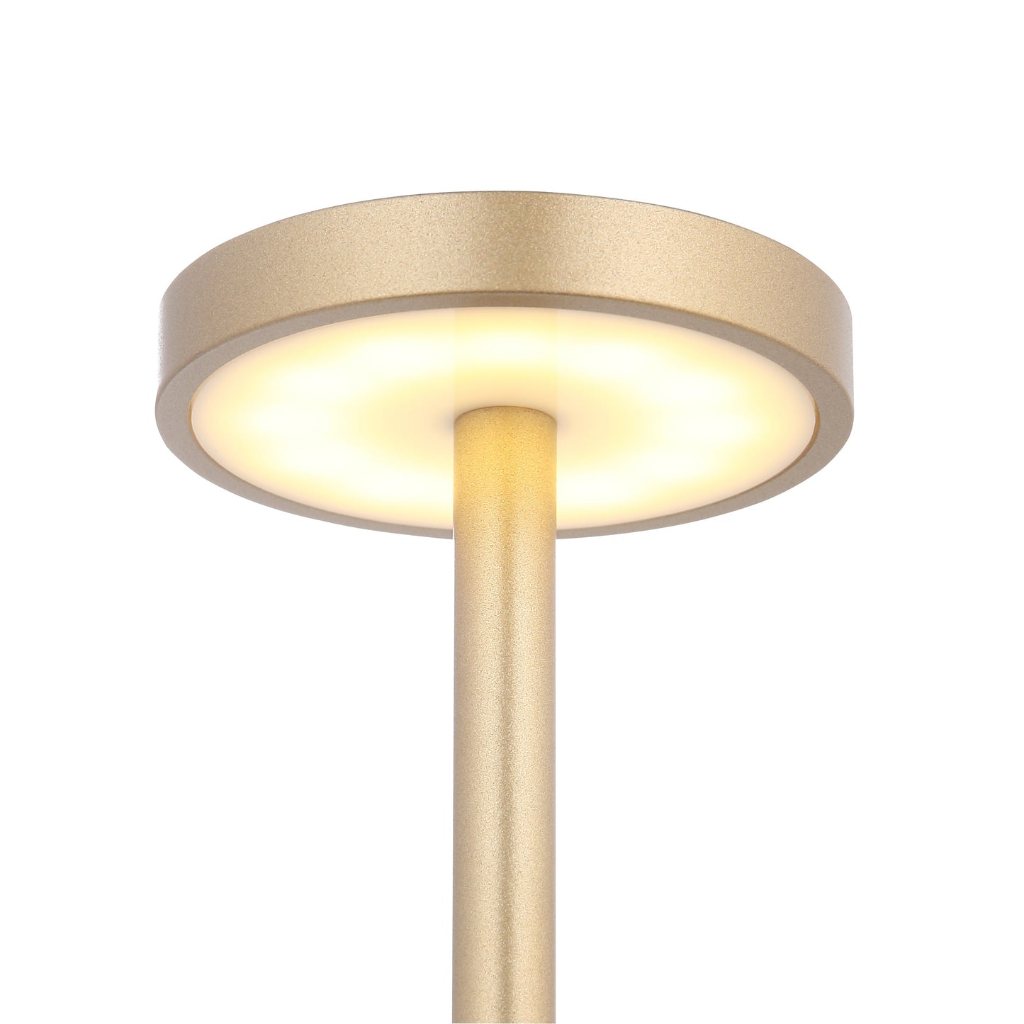 Eksklusiv Bologna LED Trådløs Bordlampe i Messing for Elegant Belysning