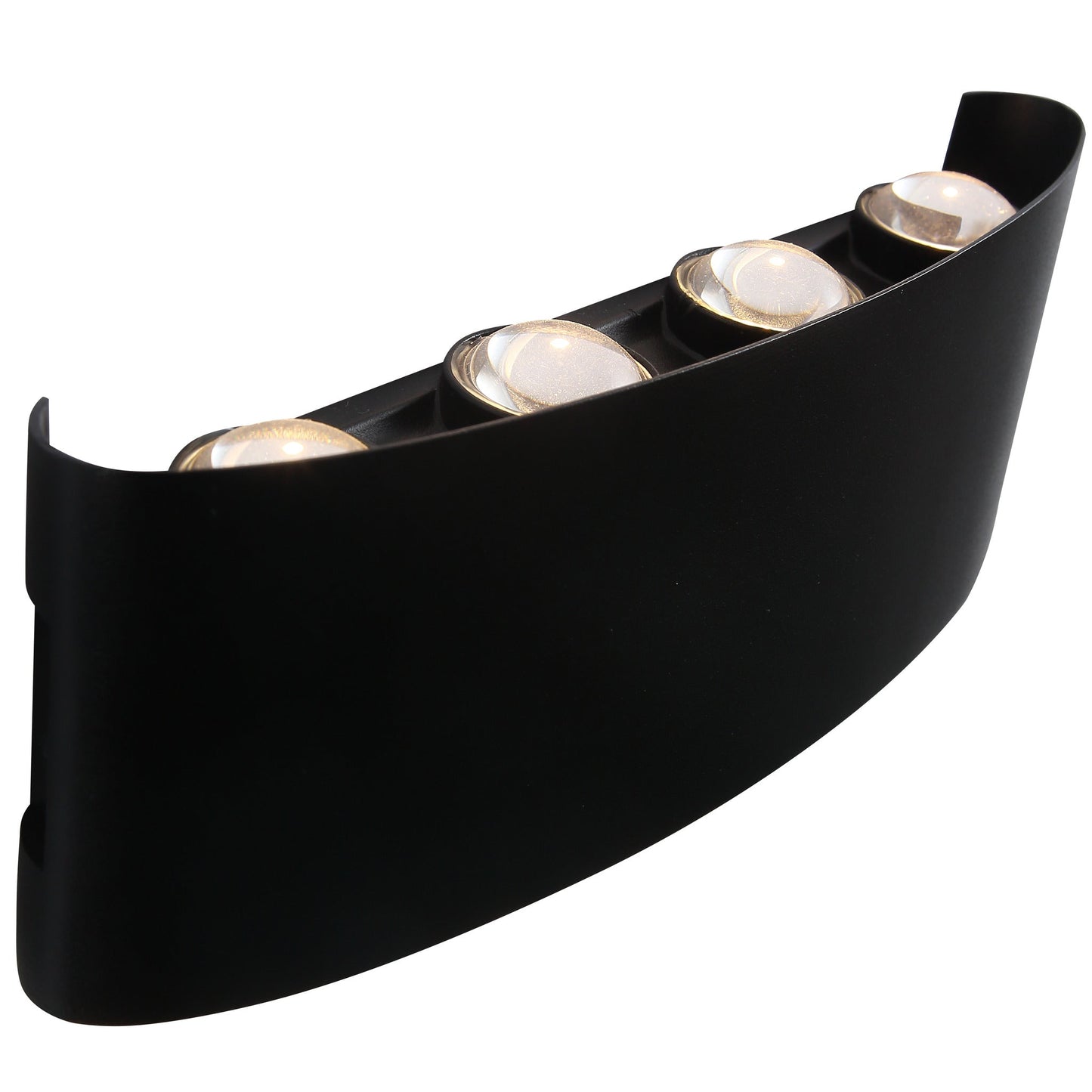 Elegance og Funktionalitet med Ortelo 8W 22cm Væglampe i Stilig Sort