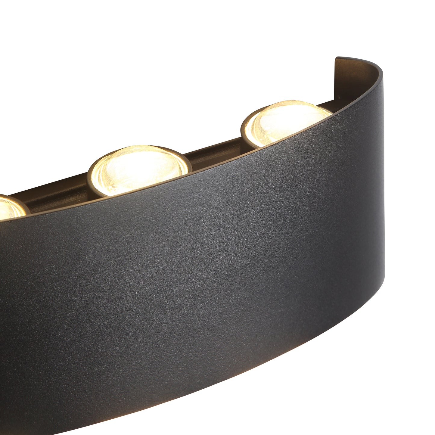 Elegant Ortelo 6W 17cm Sort Væglampe Til En Stilfuld Belysning