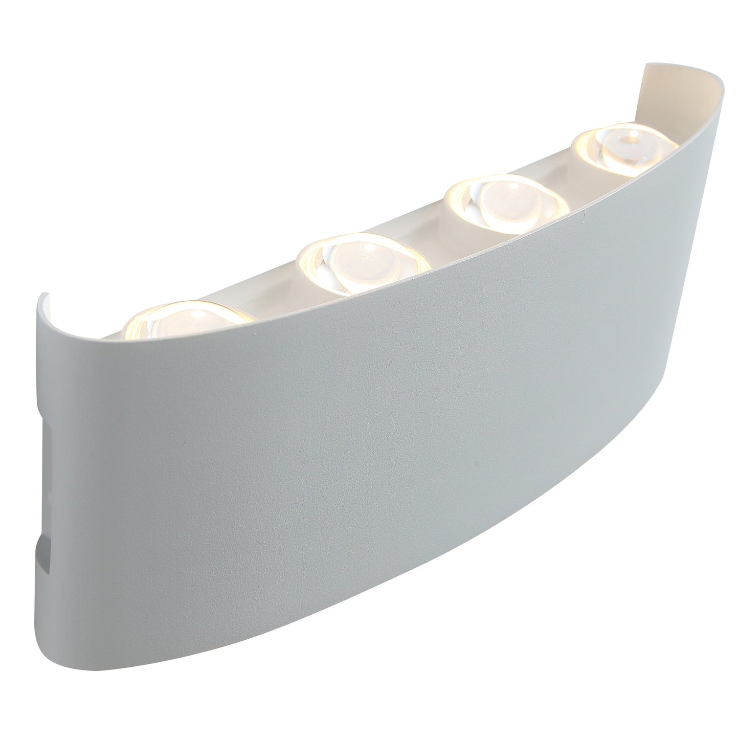 Ortelo 8W 22cm Elegant Væglampe i Hvid for Stilfuld Belysning