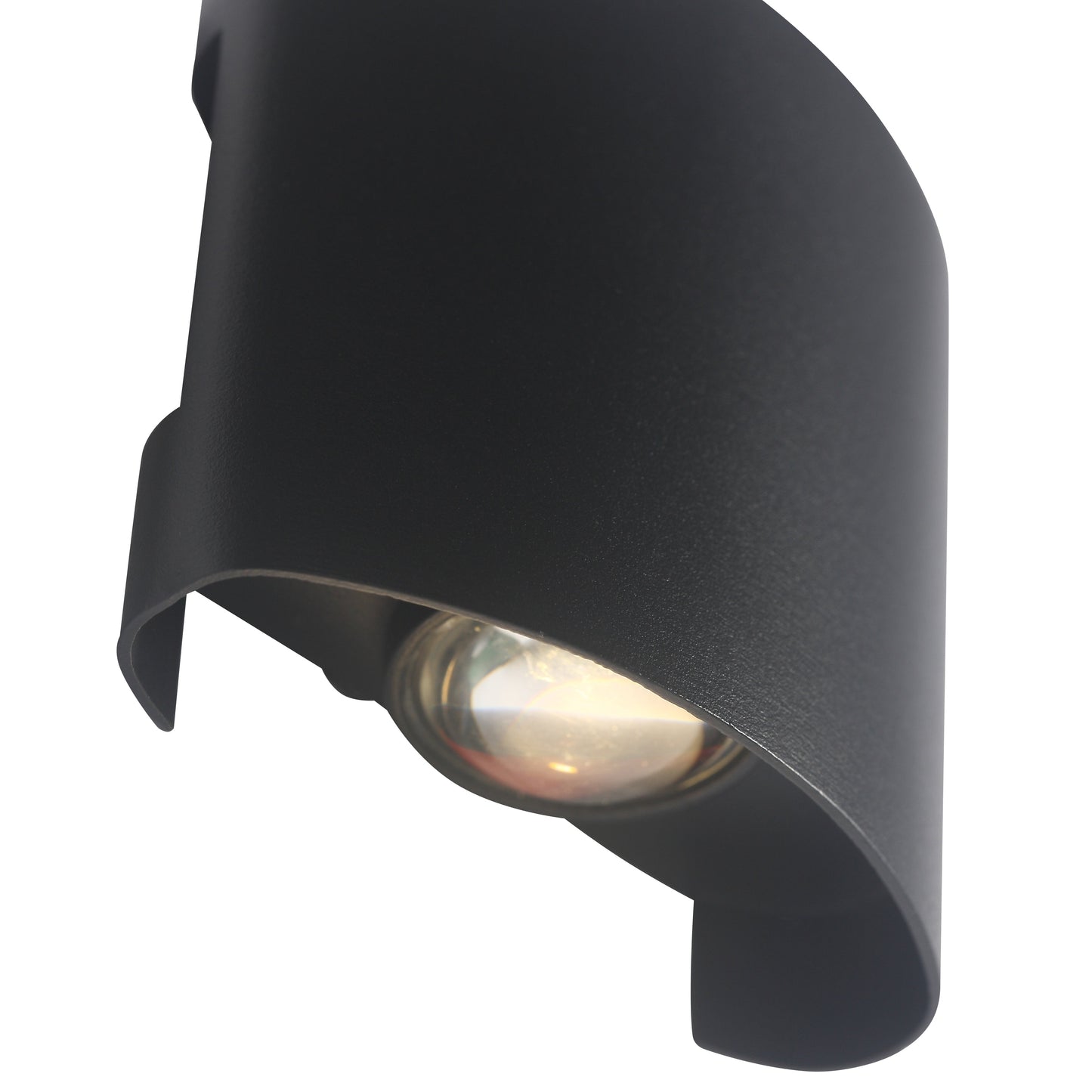 Elegant Ortelo 2W 7cm Væglampe i Stilfuld Sort Design