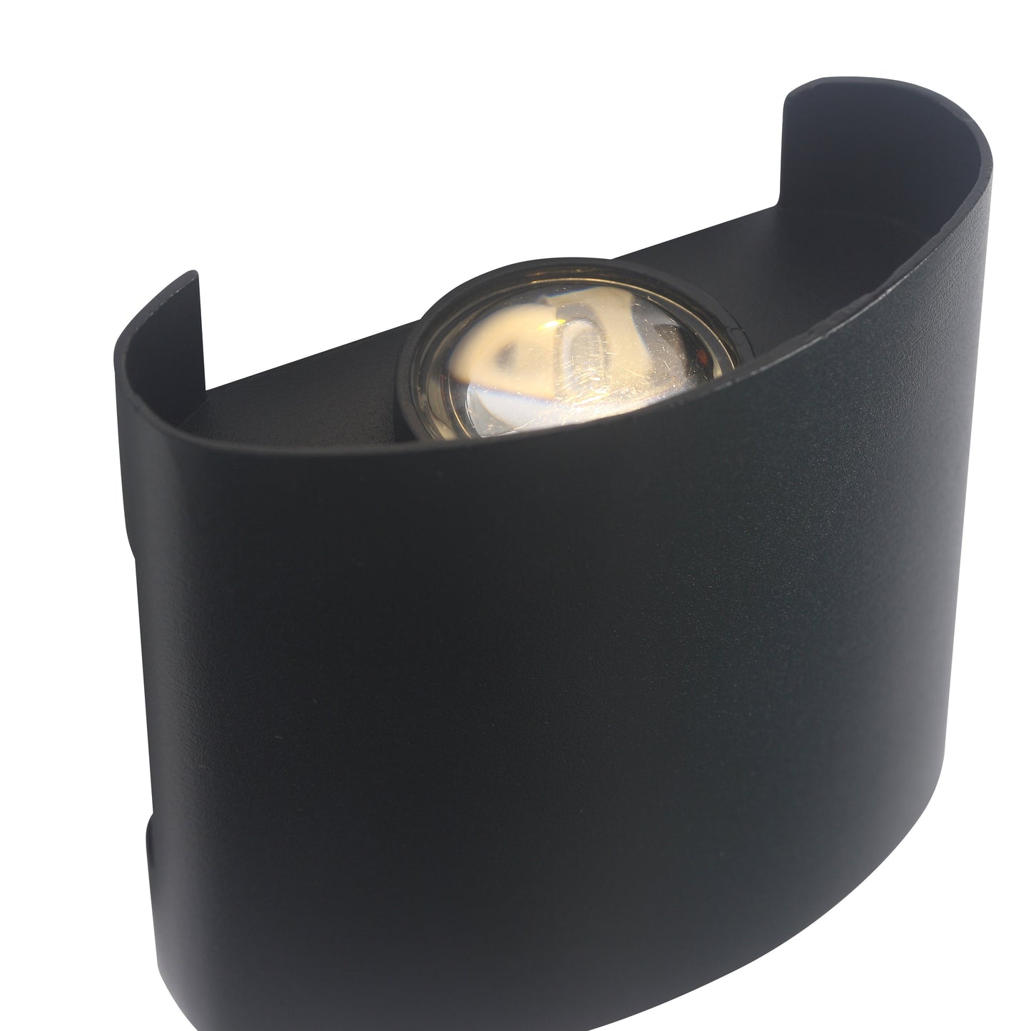 Elegant Ortelo 2W 7cm Væglampe i Stilfuld Sort Design