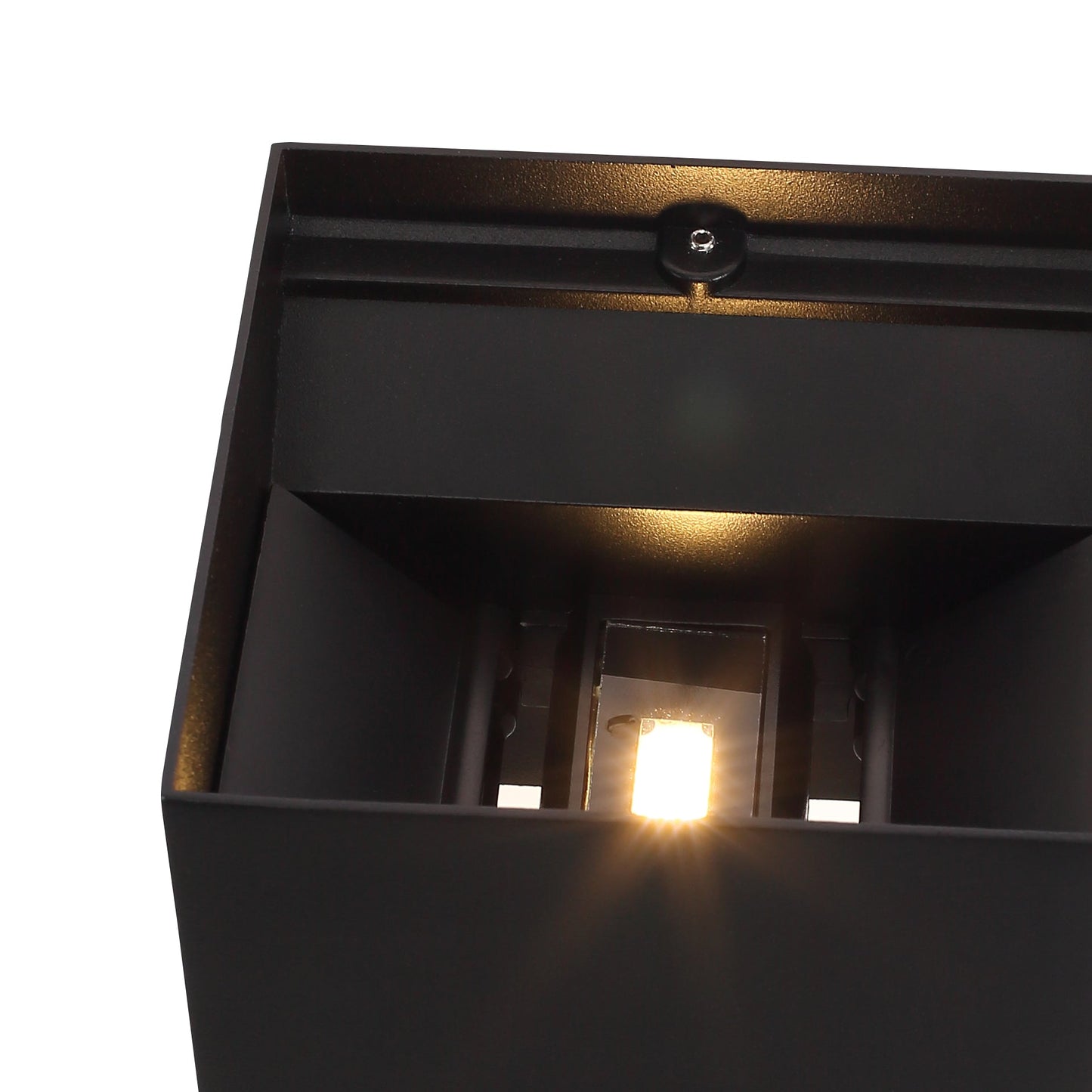 Udendørs LED Væglampe XL IP65 20W – Elegant Sort Perfekt til Udendørsbrug