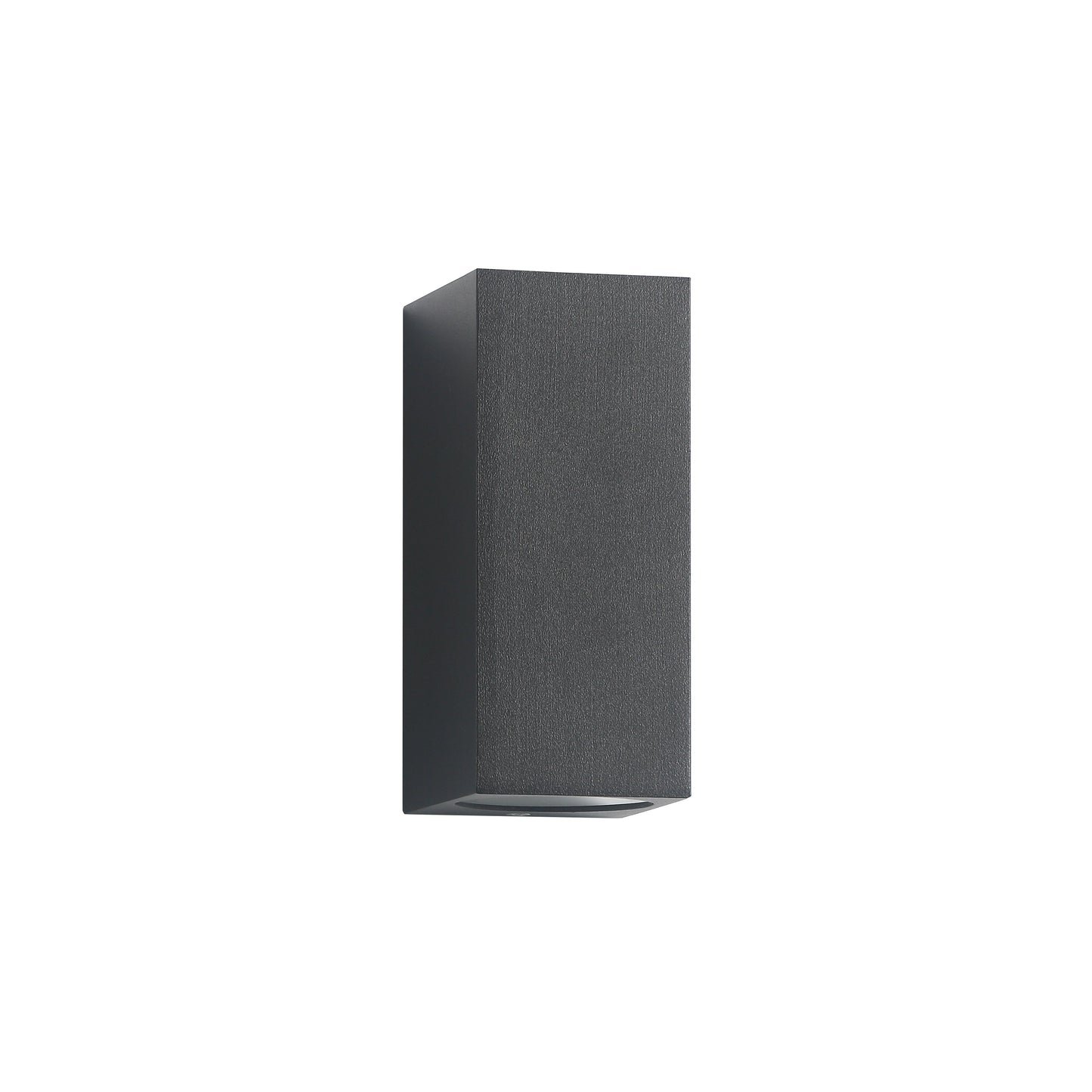 Elegant Udendørs Up/Down Square GU10 Væglampe med LED i Sort - Perfekt til Udendørs Belysning