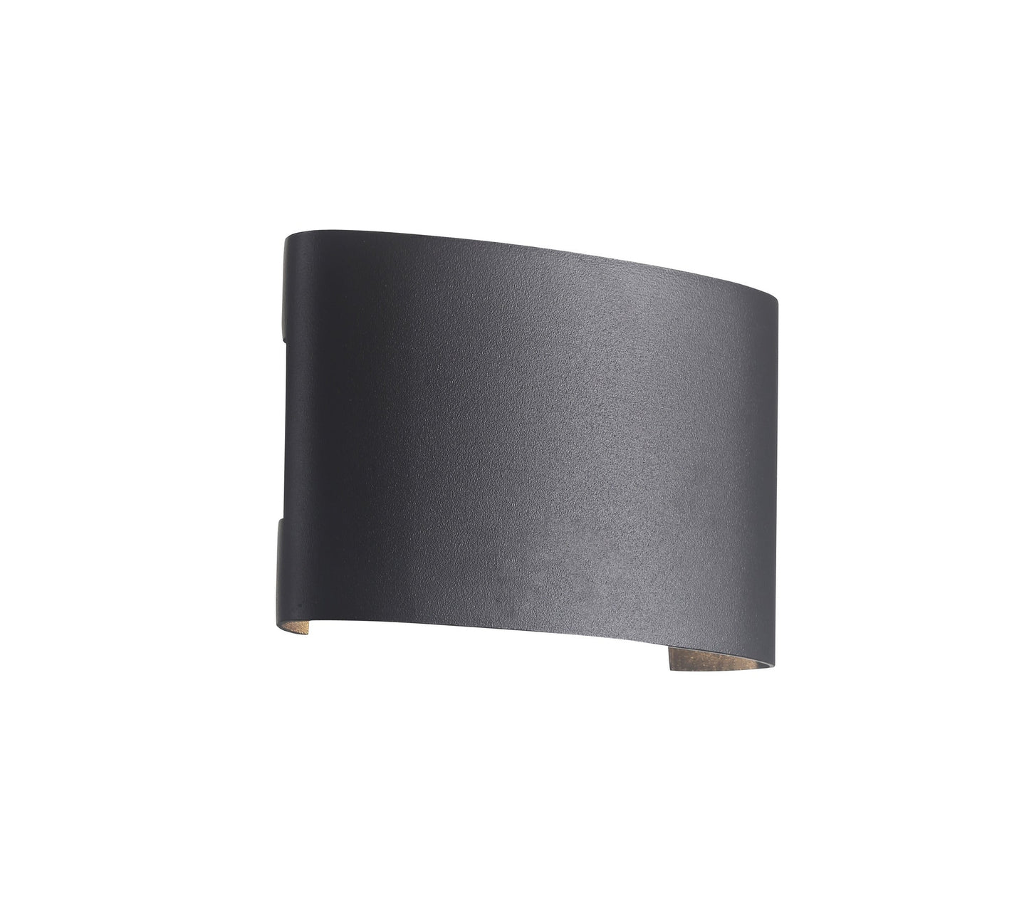 Elegant Ortelo 4W 12cm Sort Væglampe til Moderne Hjem