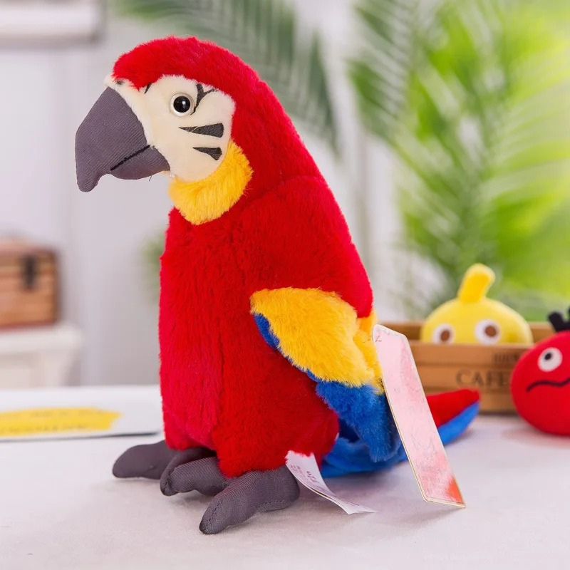 TalkyParrot Bamse – Interaktiv Talende Papegøje | Sjov & Læring for Børn