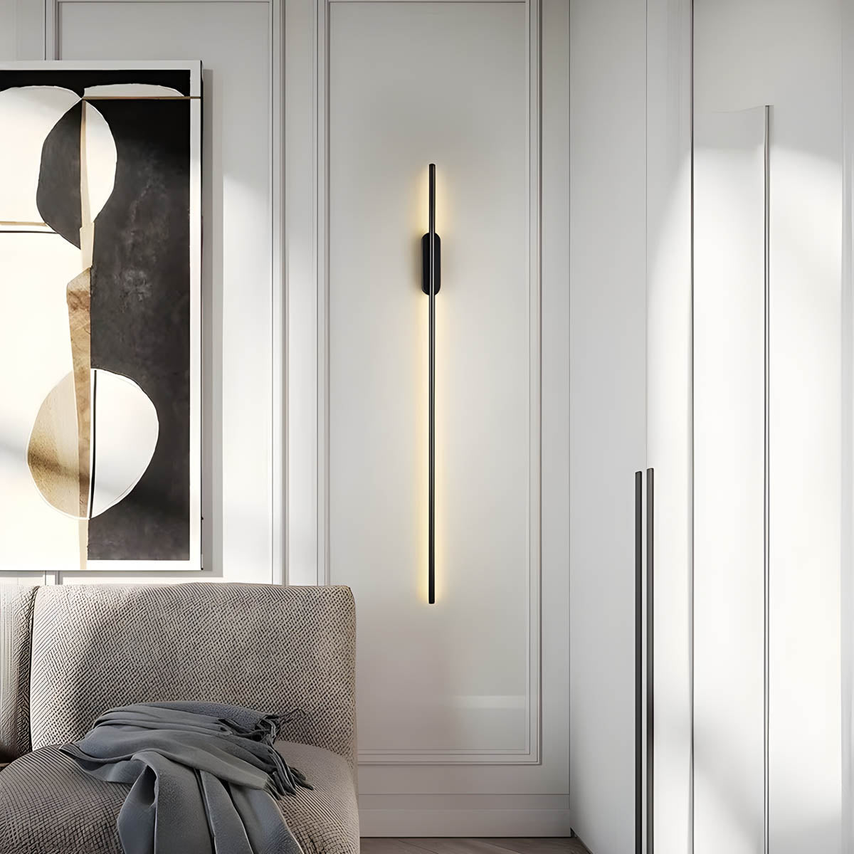 Lance LineGlow – Moderne Væglampe med Slankt Lysbånd til Elegant Belysning Inde og Ude