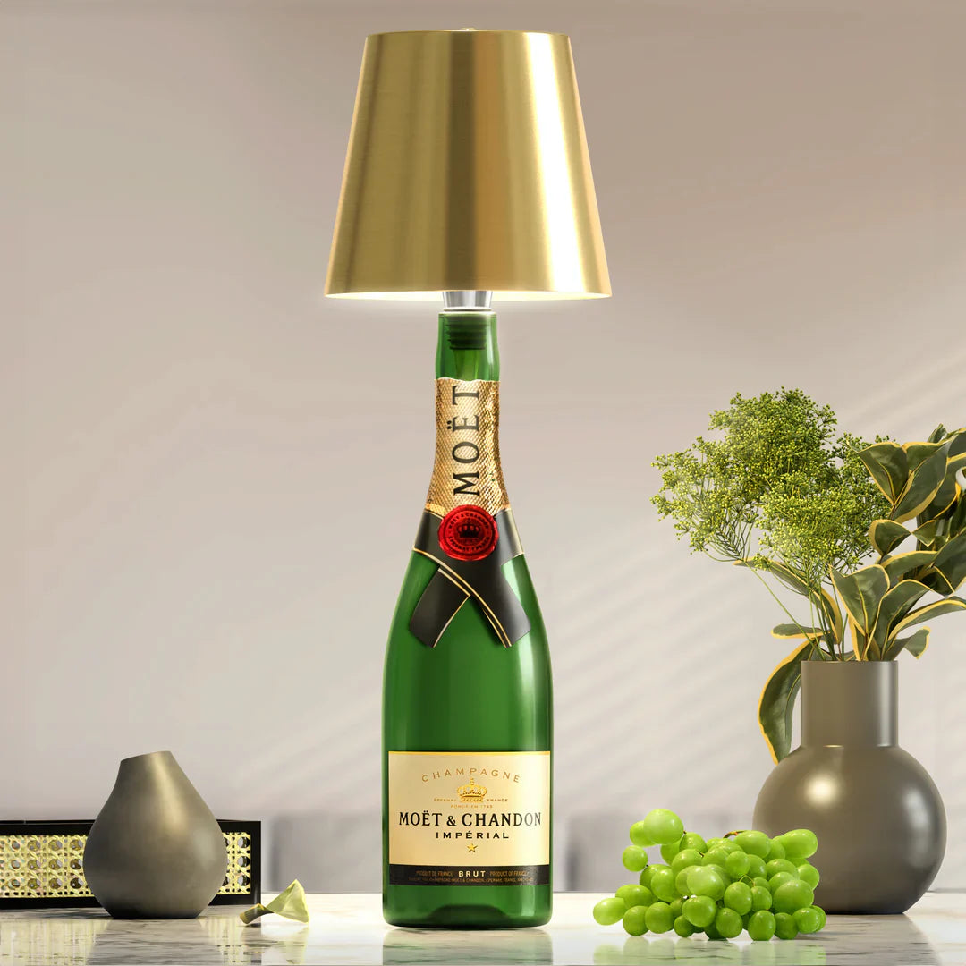 BottleLamp – Trådløs Genopladelig Flaskelampe til Hygge og Dekorativ Belysning